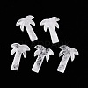 Natural Quartz Crystal Coconut Tree Pendants G-N342-02J-1