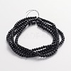 Painted Glass Bead Strands DGLA-S071-4mm-90-2