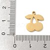 304 Stainless Steel Enamel Charms STAS-I322-84B-G-3