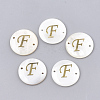 Freshwater Shell Links connectors SHEL-S274-22F-G-1