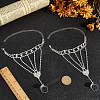 2Pcs Crystal Rhinestone Tennis Ring Bracelet BJEW-CN0001-17A-3