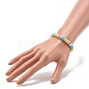 Handmade Polymer Clay Beads Stretch Bracelet for Kid BJEW-JB06872-3