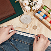 10 Yards Printed Ruler Polyester Ribbon OCOR-WH0070-147-3