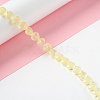 Transparent Glass Beads Strand GLAA-F112-01D-3