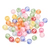 Frosted Transparent Acrylic Pumpkin Beads FIND-B065-05A-1
