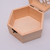 Wooden Storage Box CON-WH0076-50-4
