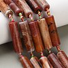 Natural Fire Crackle Agate(Dyed & Heated) Beads Strands G-A312-A03-01-1