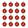 Golden Plated Alloy Enamel Charms LS-ENAM-S118-03J-2