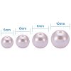 Eco-Friendly Dyed Glass Pearl Round Pearlized Bead HY-PH0009-RB091-4