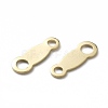 Brass Chain Tabs KK-L205-01G-2
