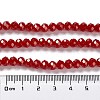 Baking Paint Imitation Jade Glass Bead Strands DGLA-A034-J10mm-A29-3