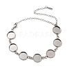 Non-Tarnish 304 Stainless Steel Bracelet Making SA-CBAFBB7-02P-B-1