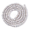 Electroplate Glass Beads Strands EGLA-A044-P2mm-B19-3
