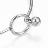 Tarnish Resistant 304 Stainless Steel Bangle BJEW-H530-01P-3
