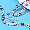 Handmade Polymer Clay Beads Strands X-CLAY-T020-04-7