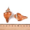 Natural Conch Shell Big Pendants SSHEL-N038-24C-3