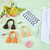 1Pc Polyester Articulated Goose Wings AJEW-WR0003-40-4