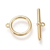 Brass Toggle Clasps X-KK-F820-07G-2