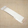 Rectangle Necklace Display Sets Cardboard Paper Cards and Self Adhesive Cellophane Bags LS-X-NDIS-M001-02-1
