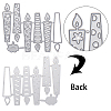 Birthday Candle & Cake Frame Metal Cutting Dies Stencils DIY-GF0001-17-5