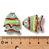 Baking Paint Glass Beads LAMP-I032-01F-4