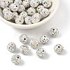 Polymer Clay Rhinestone Beads RB-N006-18-1