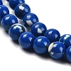 Assembled Synthetic Stone and Trochus Shell Beads Strands G-B128-08A-05-3