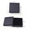 Kraft Cotton Filled Cardboard Paper Jewelry Set Boxes LS-CBOX-G015-05-3