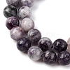Natural Lepidolite Beads Strands G-G284-A02-8mm-5