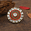 Bohemian Vintage Ethnic Alloy Rhinestone Finger Rings QX0525-6-1