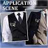 16Pcs 2 Colors Iron Rhinestone Safety Pins FIND-SC0022-23A-7