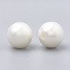 Spray Painted Style Acrylic Beads MACR-T010-8mm-3