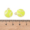 Tennis Alloy Enamel Pendants AL-CBA292F-02A-G-3
