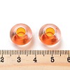 Transparent Acrylic European Beads TACR-P009-C01-09-3