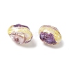 Two Tone Transparent Acrylic Beads OACR-D304-01H-2