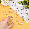 40Pcs 2 Style Oval Glass Bottle for Bead Containers AJEW-SC0001-35-3