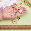 Craftdady 12Pcs 6 Style Epoxy Resin Pendants RESI-CD0001-04-12