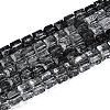 Crackle Transparent Glass Beads Strands GLAA-N062-4mm-02-1