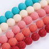 Dyed Synthetic Coral Beads Strands CORA-I022-A-14mm-1