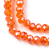Electroplate Glass Beads Strands EGLA-A034-T1mm-A23-3