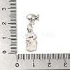 925 Sterling Silver Cat & Fish Charms STER-NH0001-32AS-3