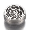 304 Stainless Steel Diffuser Locket Aromatherapy Essential Oil AJEW-N025-08P-5