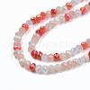 Electroplate Glass Beads Strands X-EGLA-S192-001A-B07-3