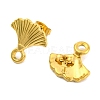 Ion Plating(IP) 304 Stainless Steel Studs Earring Findings EJEW-H013-15G-2