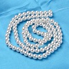 ABS Plastic Imitation Pearl Round Beads MACR-S789-6mm-04-2