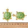304 Stainless Steel Enamel Big Pendants STAS-L299-24G-04-3