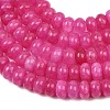 Dyed Natural White Jade Beads Strands G-G107-A38-01-3
