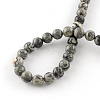 Natural Map Stone/Picasso Stone/Picasso Jasper Beads Strands G-S188-10mm-1