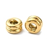 Ion Plating(IP) 304 Stainless Steel European Beads STAS-Z066-03G-1