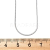 Tarnish Resistant 304 Stainless Steel Snake Chain Necklaces LS-NJEW-F112-39-4
